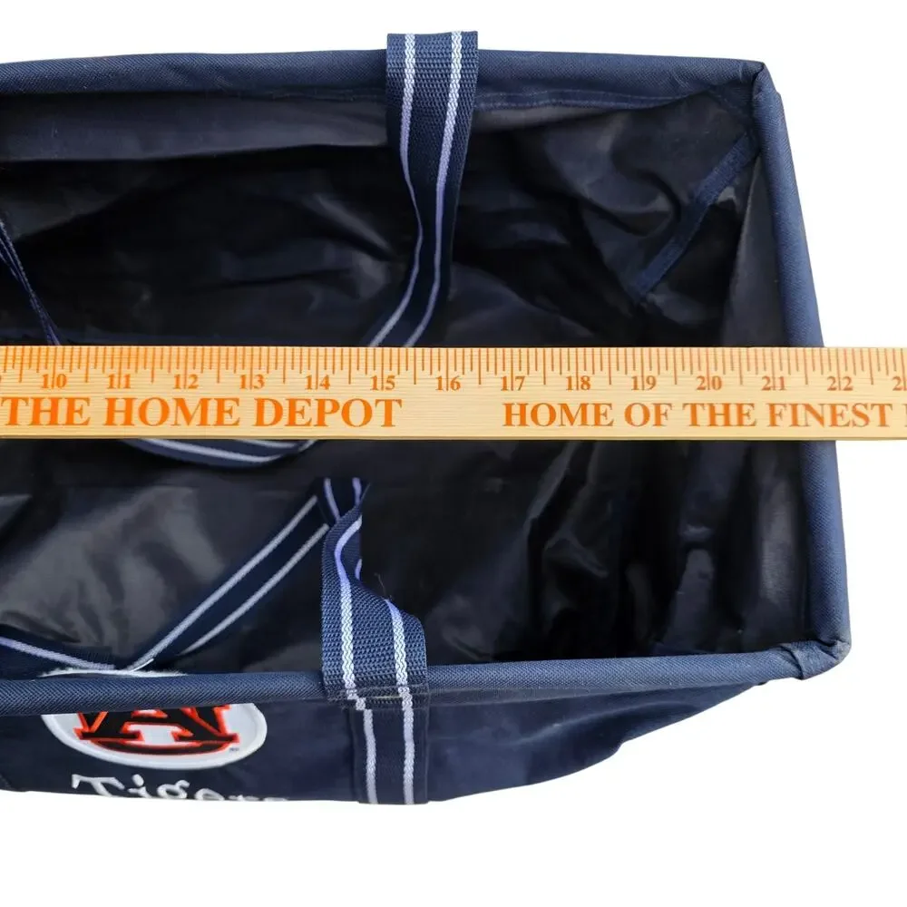 Thirty-One Auburn Tigers Tote Bag Navy Blue Official NCAA Large Travel Bag